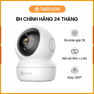 Camera Ezviz C6N 3MP: Thiết kế hiện đại xoay 360 độ - Độ phân giải 2K