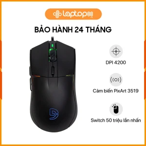 Chuột gaming Fuhlen G60s Pro - Bền Bỉ - DPI 4200 Cực NHẠY - Switch 50 Triệu lần nhấn - Giá RẺ