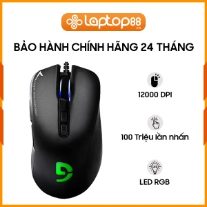 Chuột gaming FUHLEN G90 EVO: Thiết kế công thái học thông minh - Cảm biến PIXART PMW3360 cực nhạy