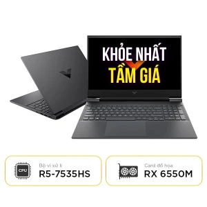 HP Victus 15 2023 fb2063dx: Gaming khỏe nhất tầm giá - Chip R5 card RX 6550M cực KHỎE - Thiết kế sang, mỏng nhẹ - Màn 144Hz