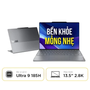 Lenovo ThinkBook X AI 2024 - Cấu hình cực khỏe Ultra 9 185H - Màn 2.8K chuẩn màu 100% sRGB - Thiết kế siêu nhỏ gọn, bền bỉ - Ổ cứng lớn 1TB - Pin trâu 9 tiếng