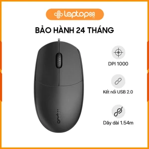 RAPOO N110 Silent: Giá cực RẺ - Thiết kế phù hợp với mọi người dùng - Click êm, không ồn