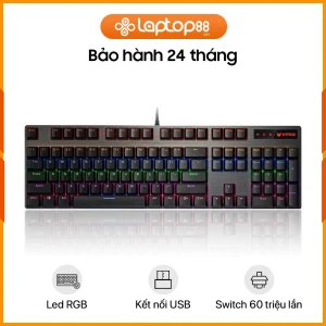 Rapoo V500 Pro - Bền bỉ, chắc chắn - Led RGB cực ngầu - Chống tràn thông minh