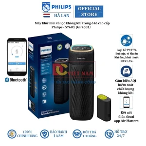 Máy khử mùi, lọc không khí, tạo hương thơm trong xe ô tô. Thương hiệu Hà Lan cao cấp Philips