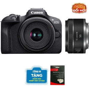 Canon EOS R100 Kit 18-45mm RF 50mm f/1.8 STM