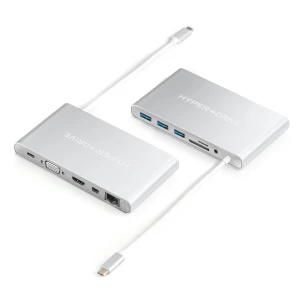 Cổng chuyển HyperDrive Ultimate USB-C Hub (GN30-Silver)