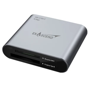Đầu đọc thẻ nhớ SD/CFexpress Type B Exascend Dual Slot (USB Type-C)