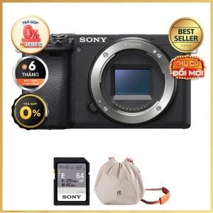 Sony a6400 (Chính hãng) (Body Only, Thẻ Nhớ 64GB Túi Máy Ảnh)