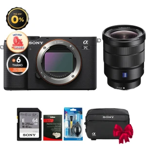Sony A7C FE 16-35mm f/4 Z (Chính hãng) (Body Sony FE 16-35mm f/4, Black, Thẻ Nhớ 64GB Túi Máy Ảnh Bộ Vệ Sinh)