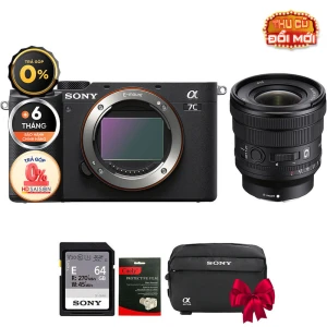 Sony A7C FE PZ 16-35mm f/4 G (Chính hãng) (Thẻ Nhớ 64GB Túi Máy Ảnh)