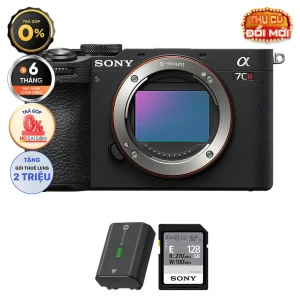 Sony A7CR (Chính hãng) (Body Only, Black, Pin Thẻ Nhớ 128GB)