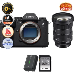 Sony A9 III Sigma 24-70mm f/2.8 II (Chính hãng) (Pin Thẻ Nhớ 128GB)