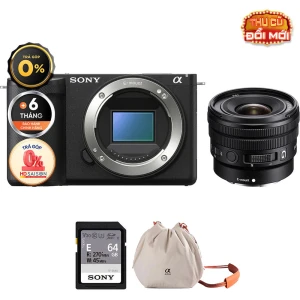 Sony ZV-E10 II E 10-20mm f/4 (Chính hãng) (Body Sony E PZ 10-20mm f/4, Black, Thẻ Nhớ 64GB Túi Máy Ảnh)