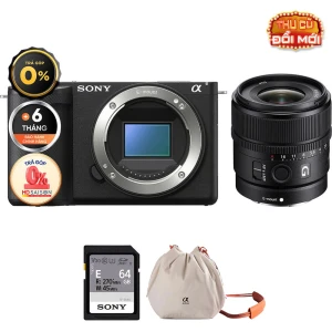 Sony ZV-E10 II E 15mm f/1.4 (Chính hãng) (Body Sony E 15mm f/1.4, Black, Thẻ Nhớ 64GB Túi Máy Ảnh)