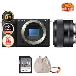 Sony ZV-E10 II E 35mm f/1.8 (Chính hãng) (Body Sony E 35mm f/1.8, Black, Thẻ Nhớ 64GB Túi Máy Ảnh)