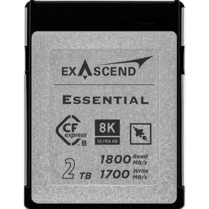 Thẻ nhớ CFexpress Type B Exascend Essential 2TB đọc 1800MB/s ghi 1700MB/s