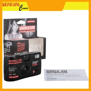 Máy ảnh chụp phim 35mm Simple Trắng Đen