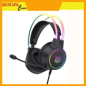 ONIKUMA X15 PRO BLACK TAI NGHE CHƠI GAME VÒM HAI ĐẦU MICRÔ KHỬ TIẾNG ỒN