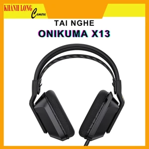 TAI NGHE CHƠI GAME CHUYÊN NGHIỆP ONIKUMA X13 CÓ DÂY CÓ MIC ĐÈN LED RGB