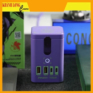 Trạm sạc đa năng PISEN PRO - EVA Desktop MagStation Charger, Purple