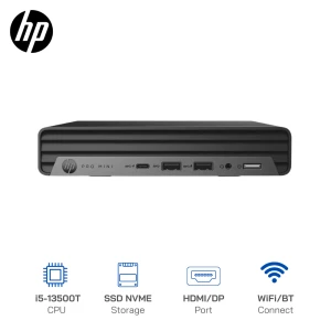 Máy bộ Mini PC HP Pro Mini 400 G9 Core i5-14500T, Ram 16GB, SSD 256GB, Windows 11 Pro, Wifi 6