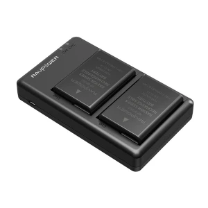 Bộ sạc đôi Ravpower kèm 2 pin for Nikon EN-EL14 (Chính hãng)