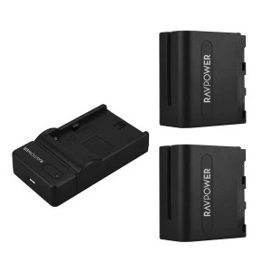 Bộ Sạc Ravpower Kèm 2 Pin Sony NP - F970 (Chính Hãng)