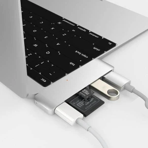 HyperDrive 5-in-1 USB-C Hub for MacBook, PC & Devices | Silver