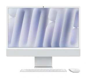 iMac 24 inch 2024 | M4 8-Core CPU/ 8‑core GPU| RAM 16GB / 256GB SSD | Silver (Chính hãng)