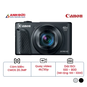 Máy ảnh Canon PowerShot SX740 HS | Black (Chính hãng)