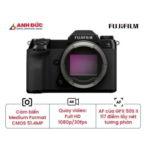 Máy ảnh Fujifilm GFX 50S Mark II | Body Only (Chính hãng)
