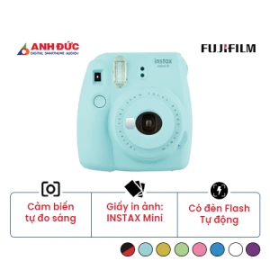 Máy ảnh Fujifilm Instax Mini 9 | Ice Blue (Chính hãng)