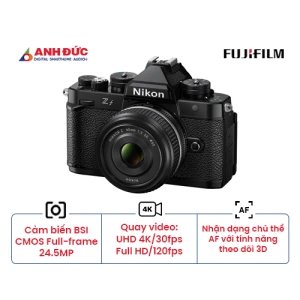 Máy ảnh Nikon Zf + Lens Z 40mm f/2 SE | Black (Chính hãng)