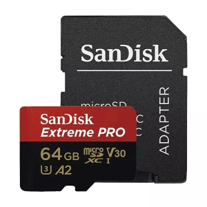 Thẻ nhớ MicroSDXC SanDisk 64GB 200MB/s Extreme Pro UHS-I với Adapter SD