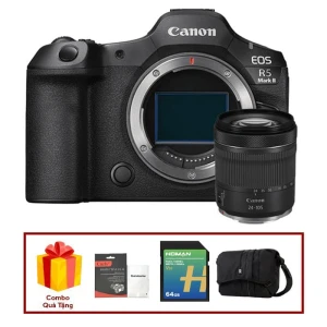 Canon EOS R5 Mark II Kèm Lens RF 24-105mm F/4-7.1, Mới 100% (Chính Hãng)