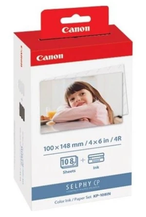 Giấy in ảnh Paper Set KP-108IN | Giấy in cho máy Canon CP1300
