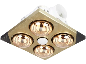 Đèn sưởi nhà tắm âm trần 4 bóng Kottmann K4B-T Hàng Chính hãng