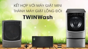 Máy giặt sấy LG Inverter 21 kg F2721HTTV