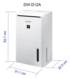 Máy lọc không khí và hút ẩm Sharp DW-D12A