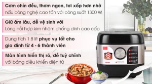 Nồi cơm cao tần Toshiba 1.8 lít RC-18IX1PV