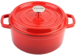 Nồi gang đúc tráng men Rapido (22cm)