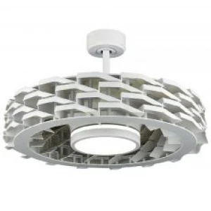 Quạt Trần Không Cánh Benny Firenze BF-C73BLSW, White, LED, Remote, 65W, 6 Tốc Độ Gió