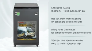 Máy giặt Toshiba Inverter 10,5 kg AW-DUK1150HV(MG)