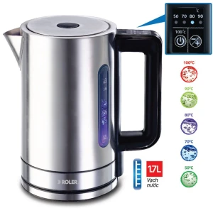 Ấm siêu tốc điện tử đa năng Inox 304 1.7 lít Roler RK-5133A 2200W