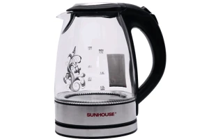 Ấm siêu tốc thủy tinh 1.7L Sunhouse SHD1217 1850W