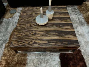 Bàn cafe chữ nhật, KUKA203E màu Walnut (2) - Thương hiệu Kuka