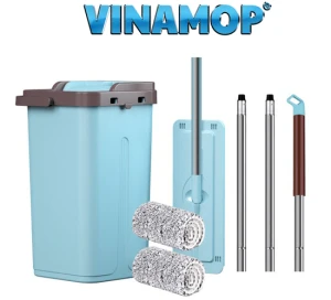Bộ lau nhà có xô chứa 2 ngăn Vinamop VNM-19