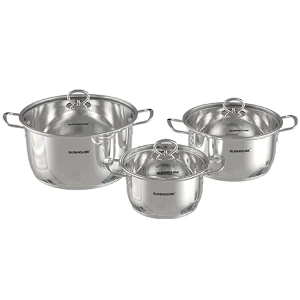 Bộ nồi 3 chiếc inox 5 đáy Sunhouse SHG788