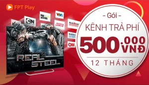 FPT Play - Gói kênh gia đình 12 tháng