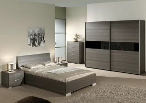 Giường 1.8m, ELLAB18SP210 màu oak (2) - Hãng Neyt nhập khẩu từ Bỉ